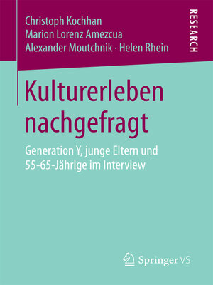 cover image of Kulturerleben nachgefragt